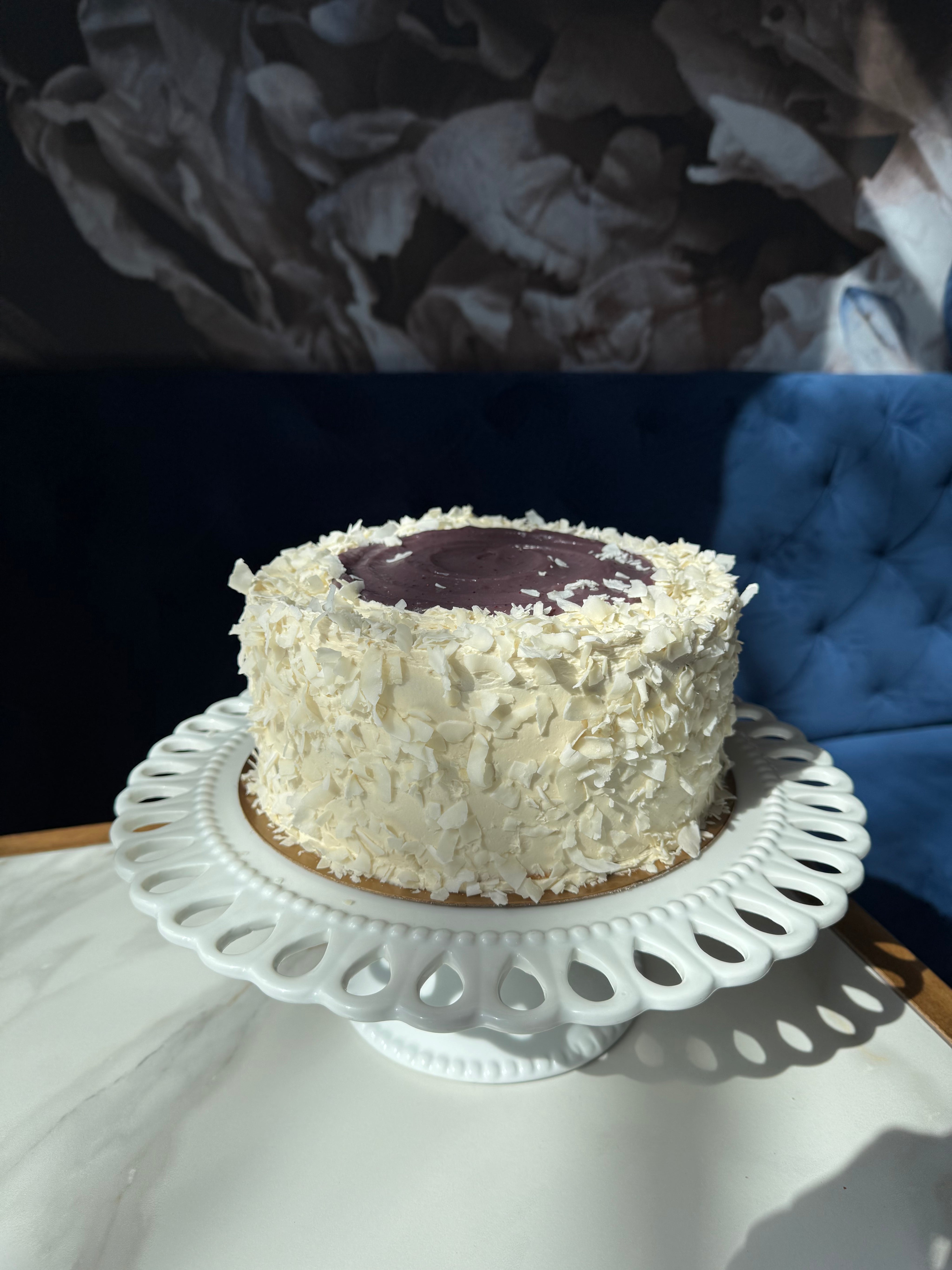 Blueberry and Coconut Cake