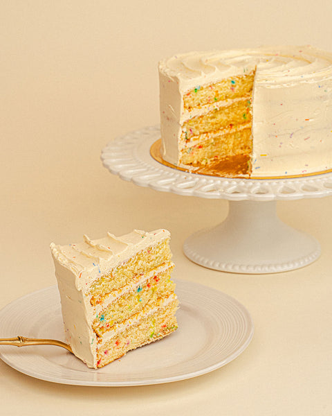 Full Frosting Rainbow Birthday Cake