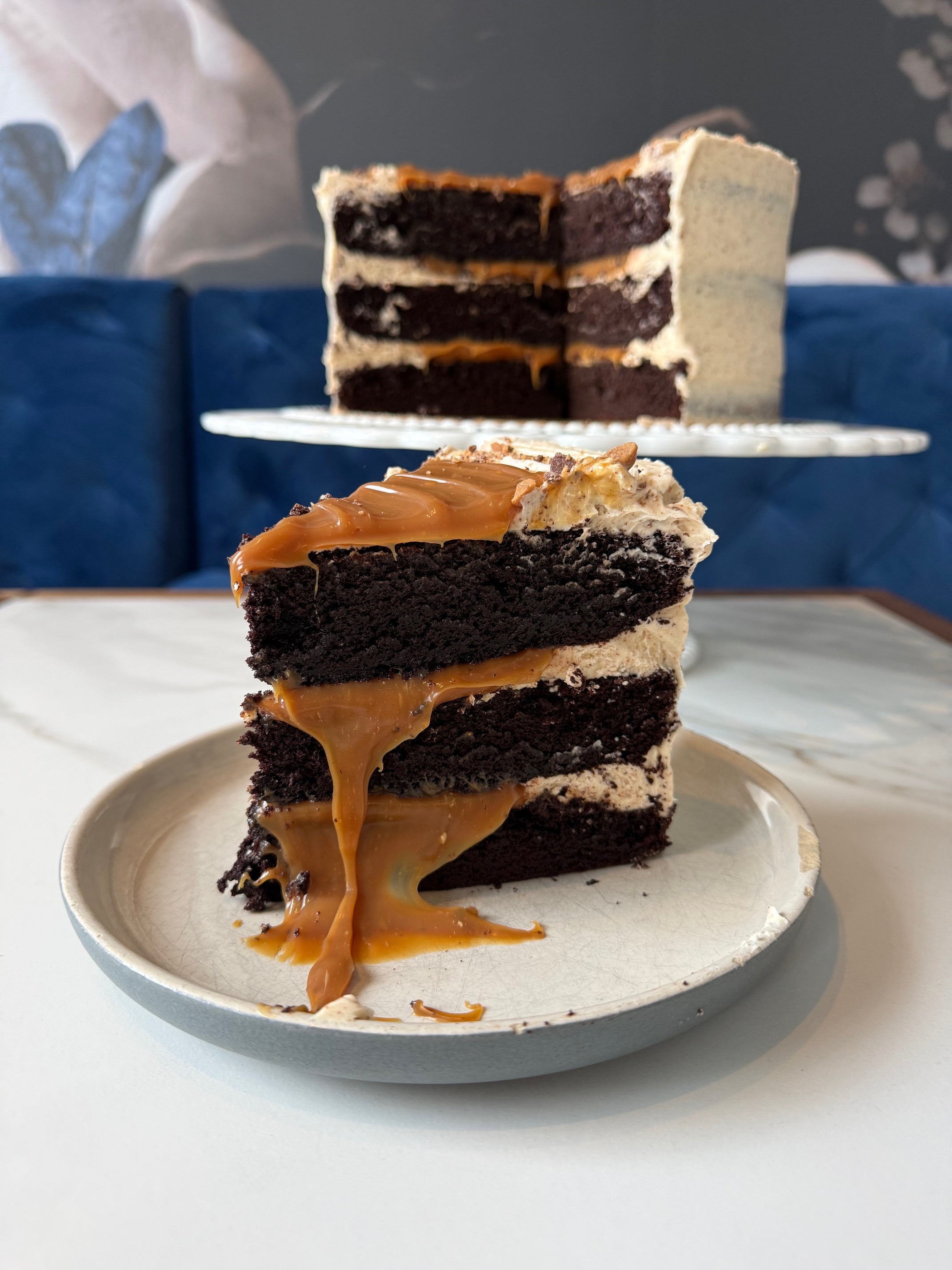 Gâteau au chocolat et au beurre noisette
