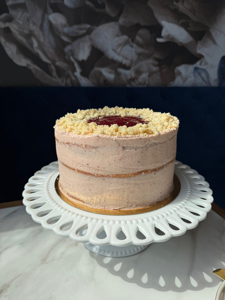 Gâteau aux fraises et crème