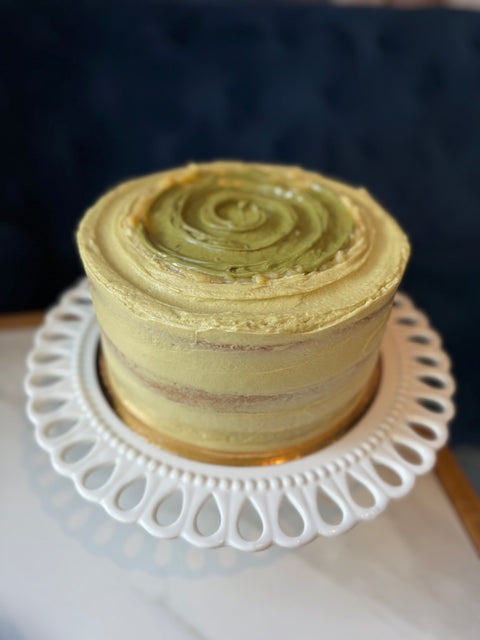  Gâteau au miel, pommes et aux pistaches