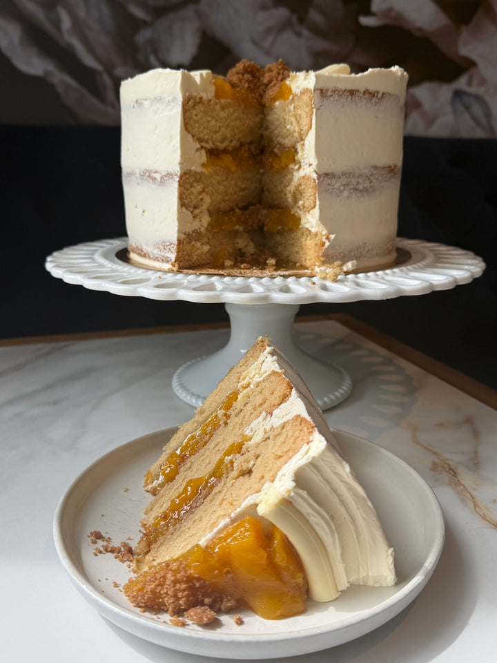 Honey & Peach Cake